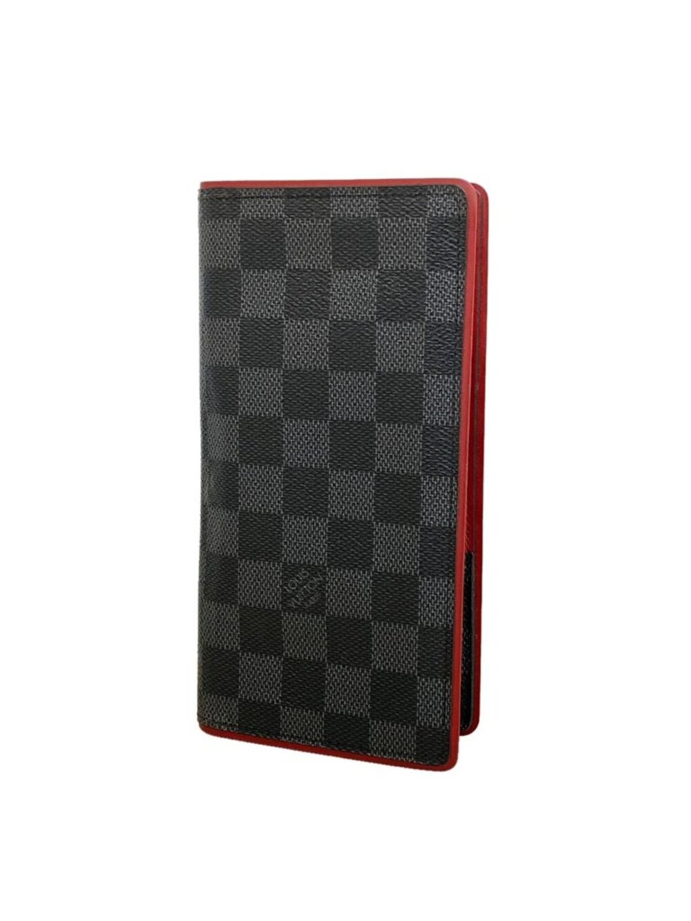 Louis Vuitton Wallet Damier Graphite Portefeuille Brazza Bordeaux